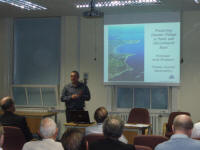 Prof Andy Bradbury gives a presentation to the KSG